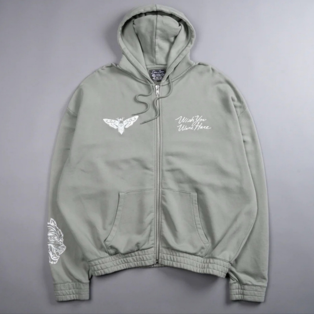 Darc Sport NWOT Zip Hoodie REMEMBER "Vintage Chambers" - Owen Green